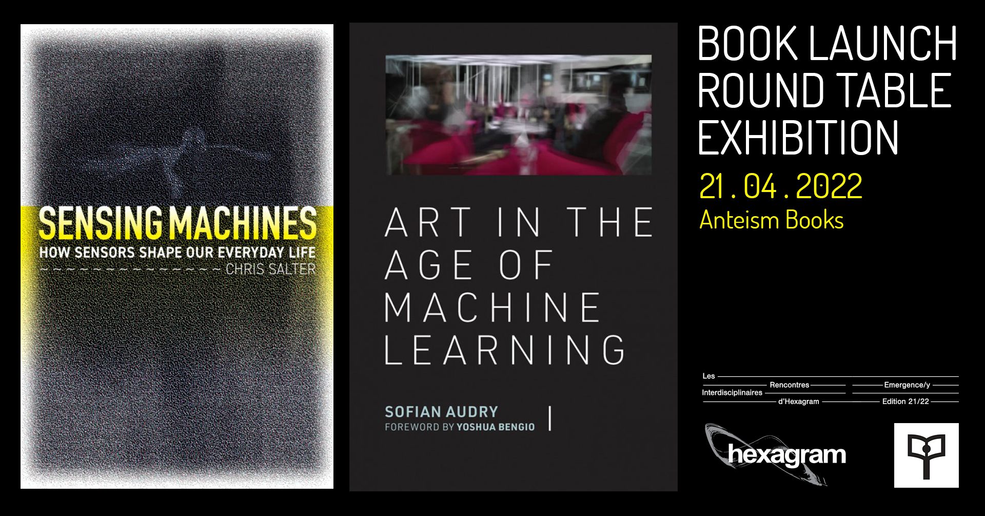 Book Launch + Round table: In The Age Of Machine Learning + Sensing Machines: How Sensors Shape Our Everyday Life